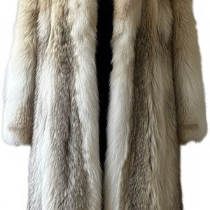 Authentic full length Fox Fur Coat- size 6